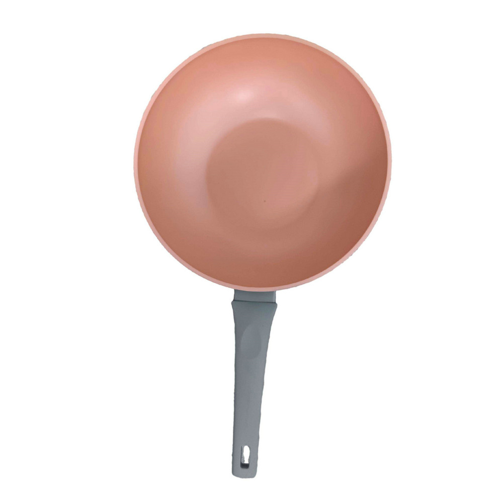 أدوات الطبخ مقلاة عميقة من الألومنيوم غير لاصقة مع غطاء زجاجي