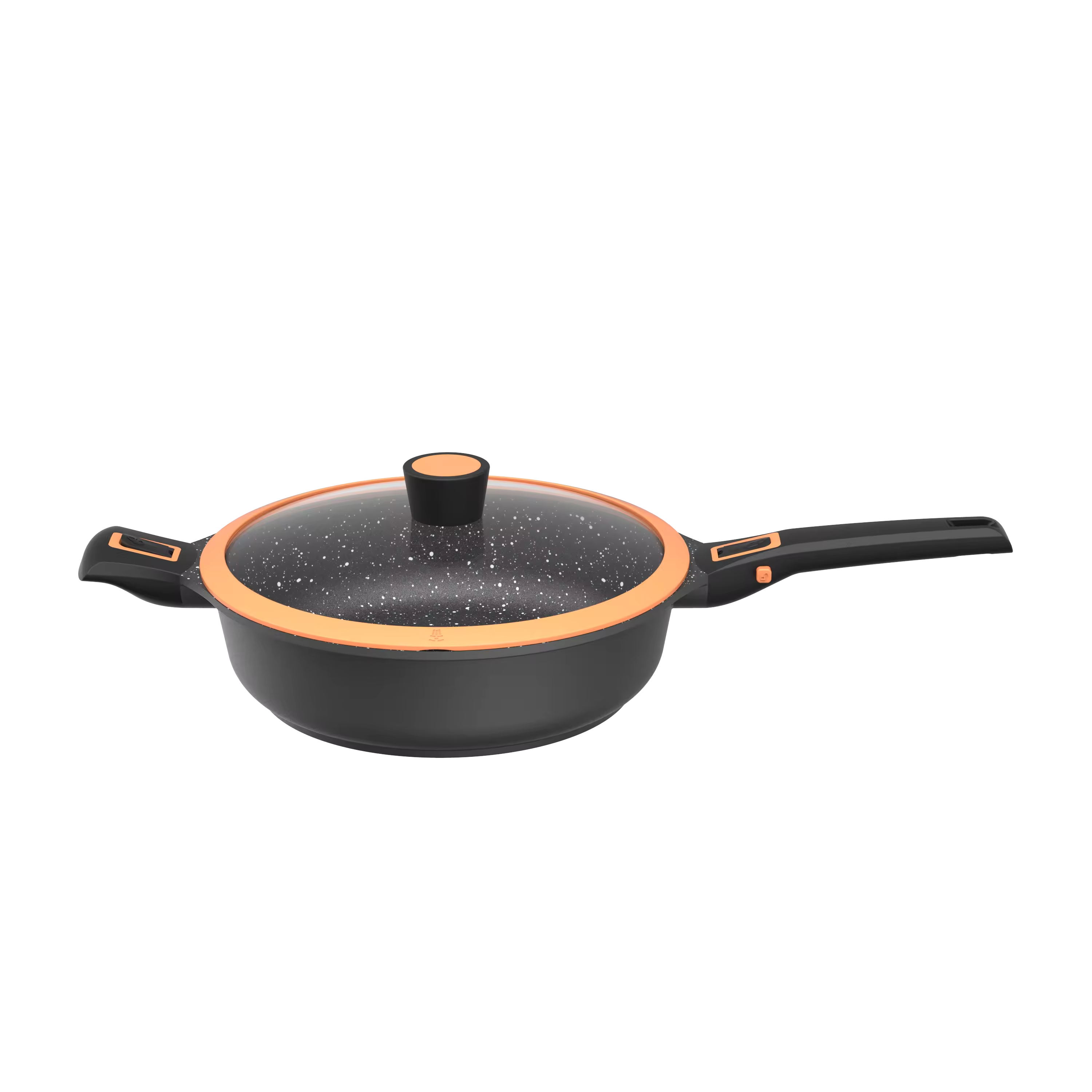 ليربان ألومنيوم سوبادورا دي بوتا رغيف من الألومنيوم المصبوب، آلة قلي الآيس كريم العميقة، مقلاة مزدوجة مع غطاء