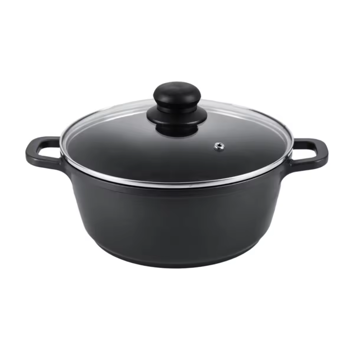 وعاء خزفي من الألومنيوم مطلي بالسيراميك غير لاصق متين بشعار مخصص مع أغطية