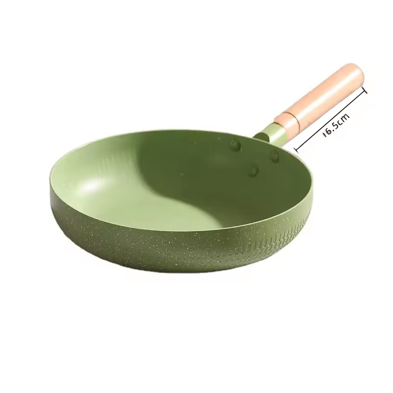 صديقة للبيئة 24 سم 26 سم 28 سم 30 سم شعار مخصص مقلاة طاهية من الألومنيوم غير لاصقة